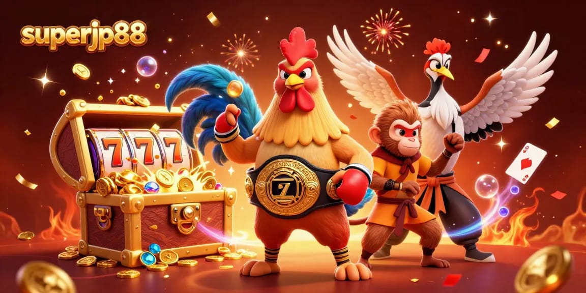 Engage in thrilling gameplay with superjp88, featuring dynamic characters and exciting slot reels.