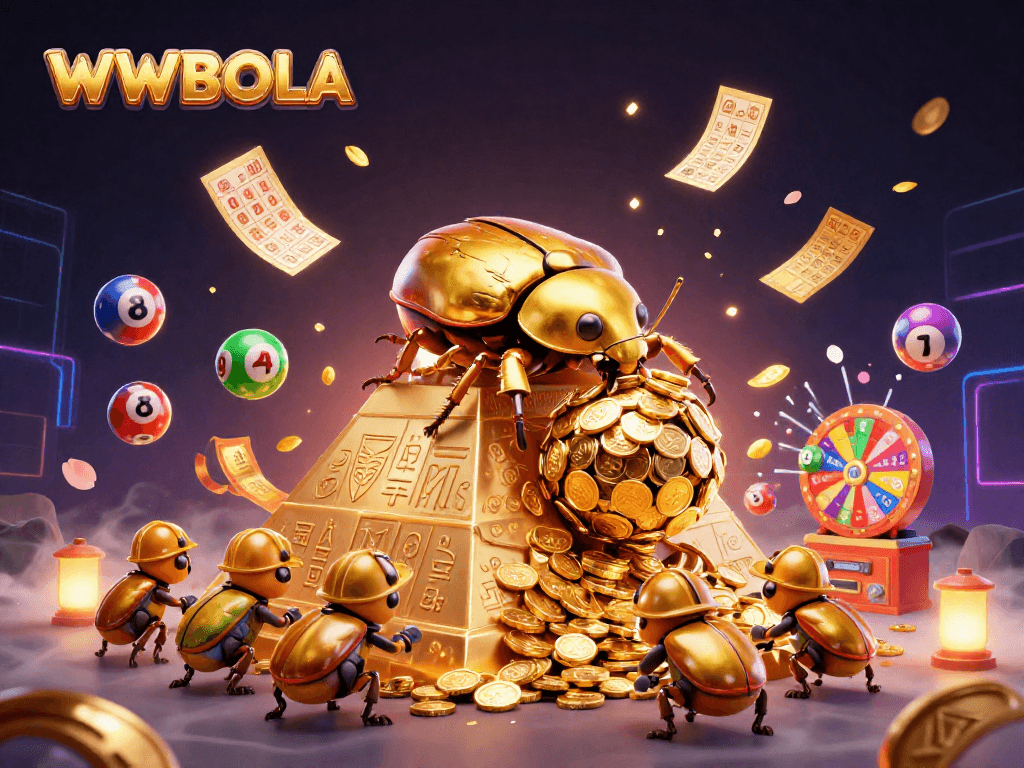Menggapai kemenangan di WWBOLA, merasakan pengalaman slot gacor dengan simbol hieroglif kasino terukir.