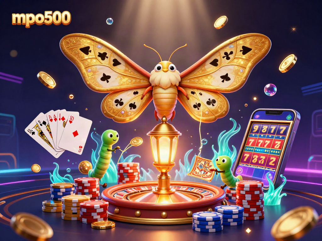Menangkan permainan slot dan jackpot di mpo500 dengan ilustrasi kasino berwarna menarik.