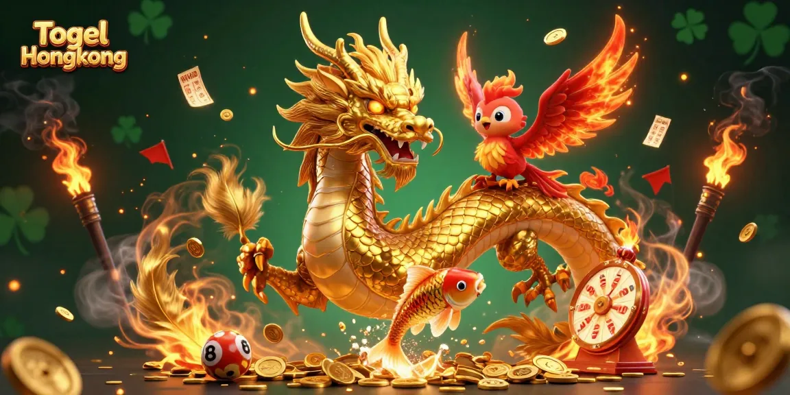 Engage in thrilling Togel Hongkong lottery with glowing symbols and dynamic characters for a captivating experience.