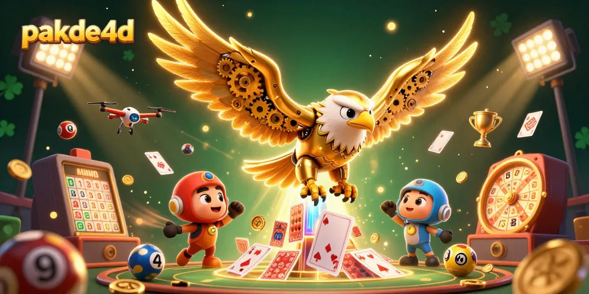 Experience winning at pakde4d with dynamic lottery elements and vibrant 3D visuals.
