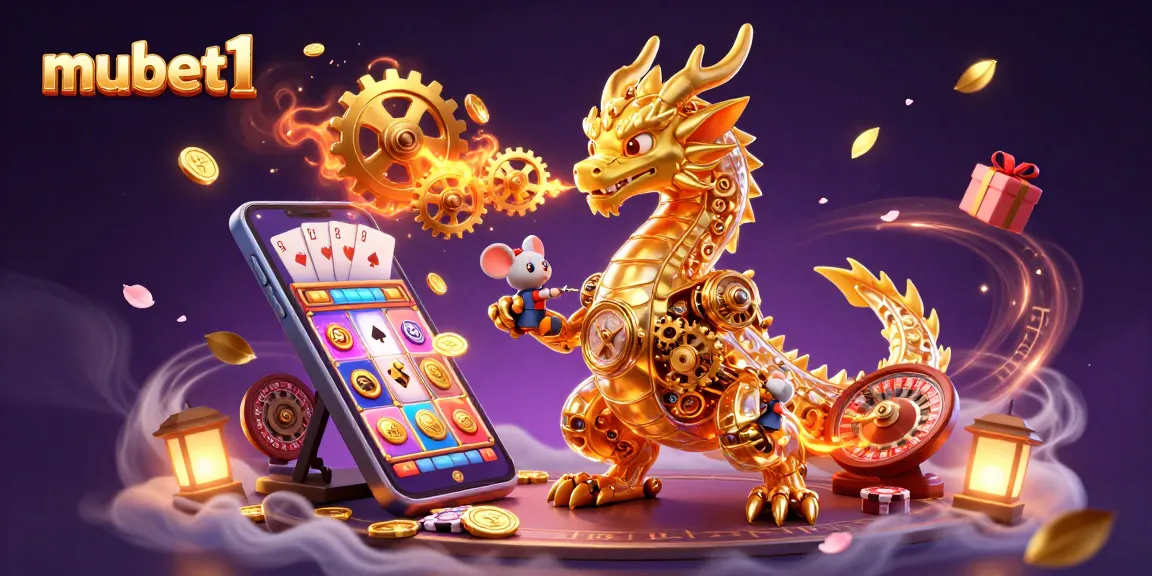 Experience thrilling gameplay with mubet1 as a biomechanical dragon breathes gears and a tiny engineer maintains its mechanics.