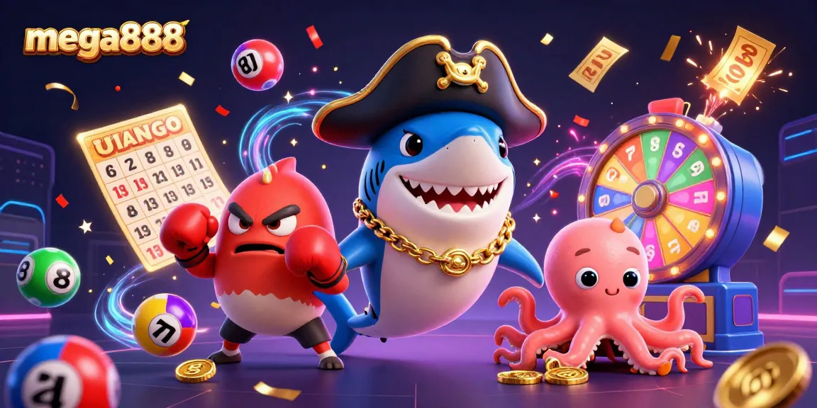 Mega888 slot dengan karakter laut yang menarik dan elemen permainan dinamis untuk pengalaman bermain yang seru.
