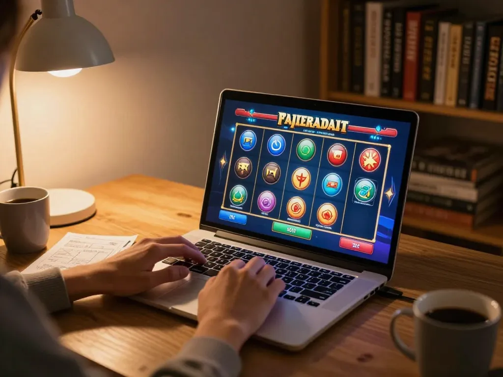 Engaging in online slot thailand gaming, highlighting strategic play and enjoyable experience
