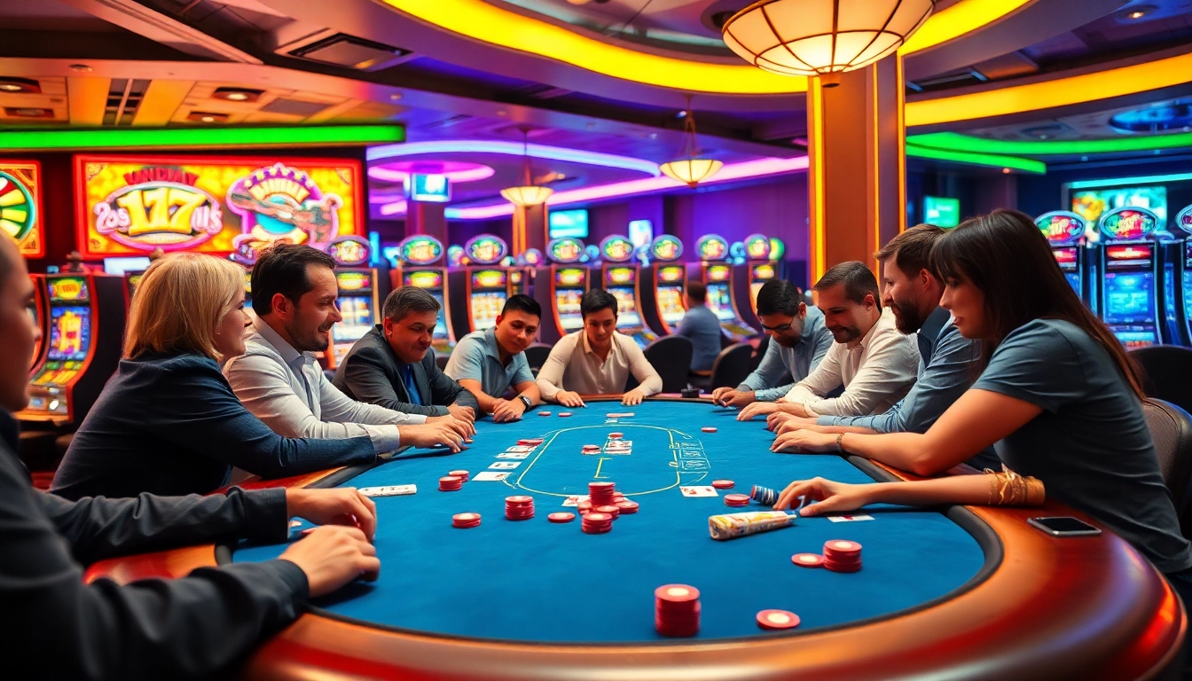 Menangkan permainan bbtn4d di meja poker yang ramai dengan pemain bersemangat.