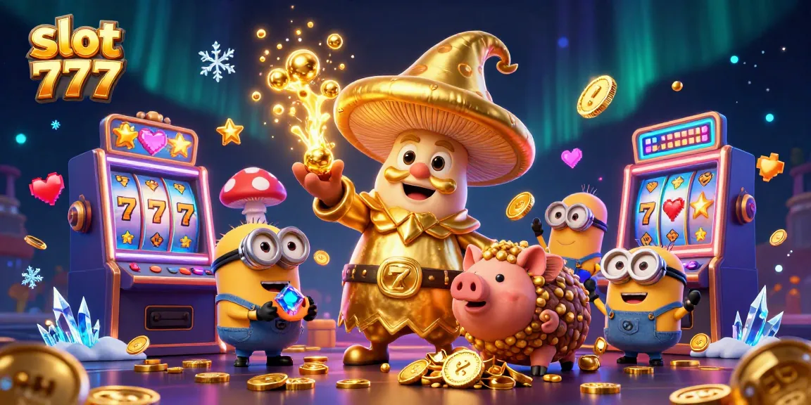 Spin and win with slot 777, featuring enchanted characters and vibrant casino elements