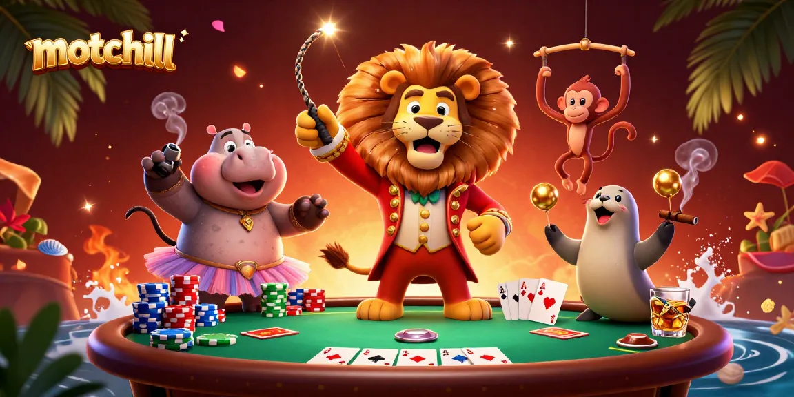 Experience thrilling gameplay with motchill featuring vibrant characters and casino elements!