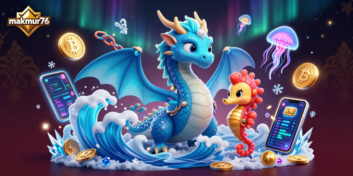 Engage with makmur76 for a thrilling online gaming experience featuring vibrant crypto elements.