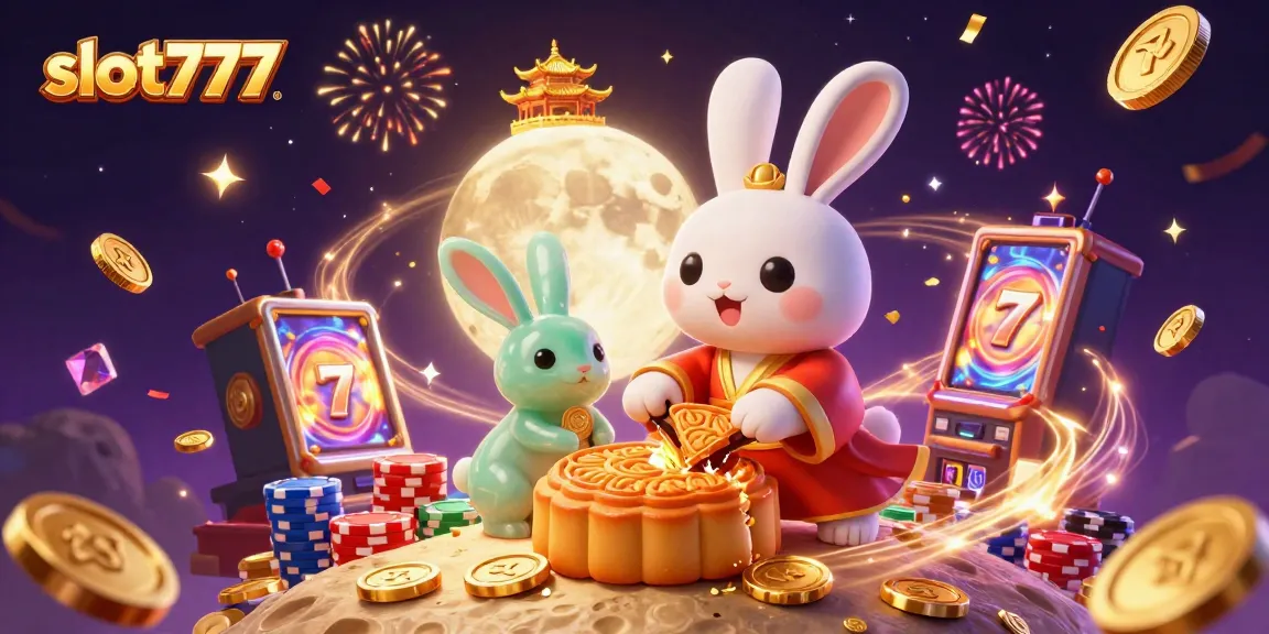 Experience the thrill of slot777 with vibrant casino elements in a lively 3D scene