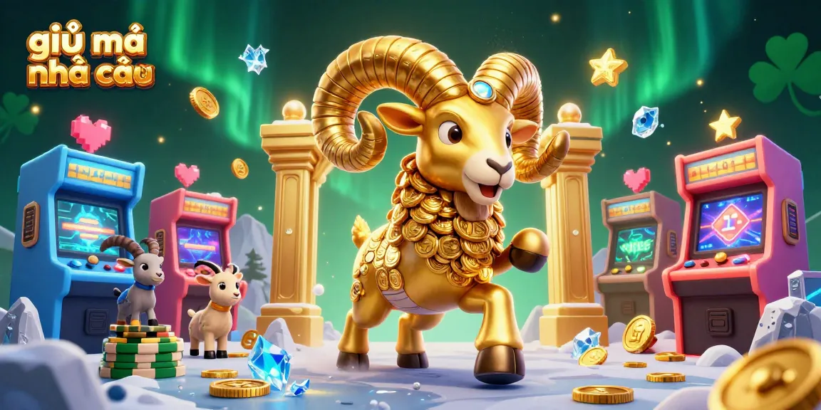 Experience giải mã nhà cái with vibrant 3D cartoon characters and casino-themed elements in a dynamic scene.
