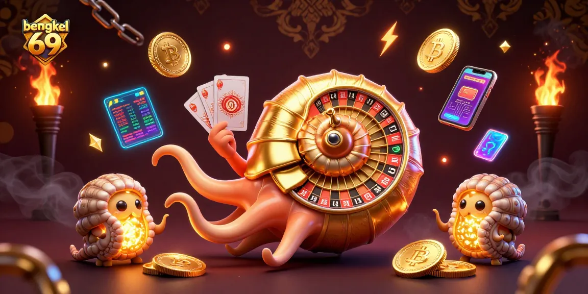 Win big at bengkel 69, where an ancient nautilus spins the golden roulette wheel!