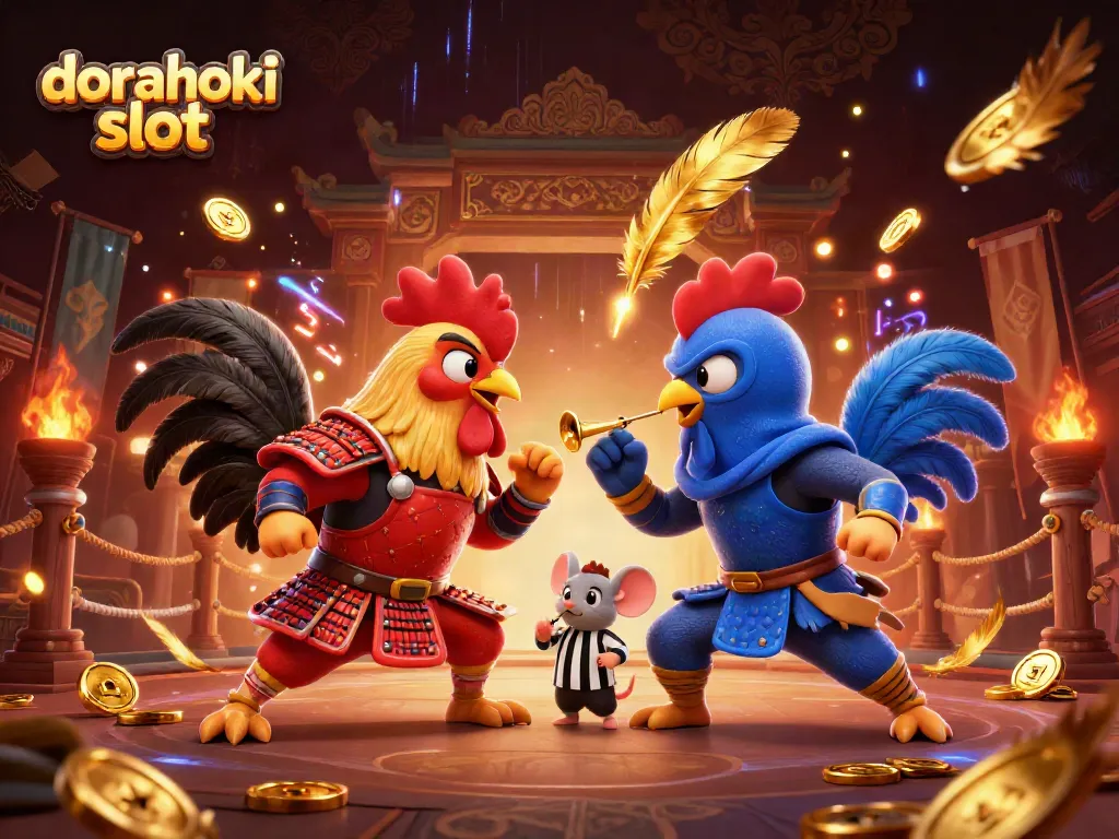 Menghadapi dual ayam laga 3D di arena, dorahoki slot menunjukkan peluang menang