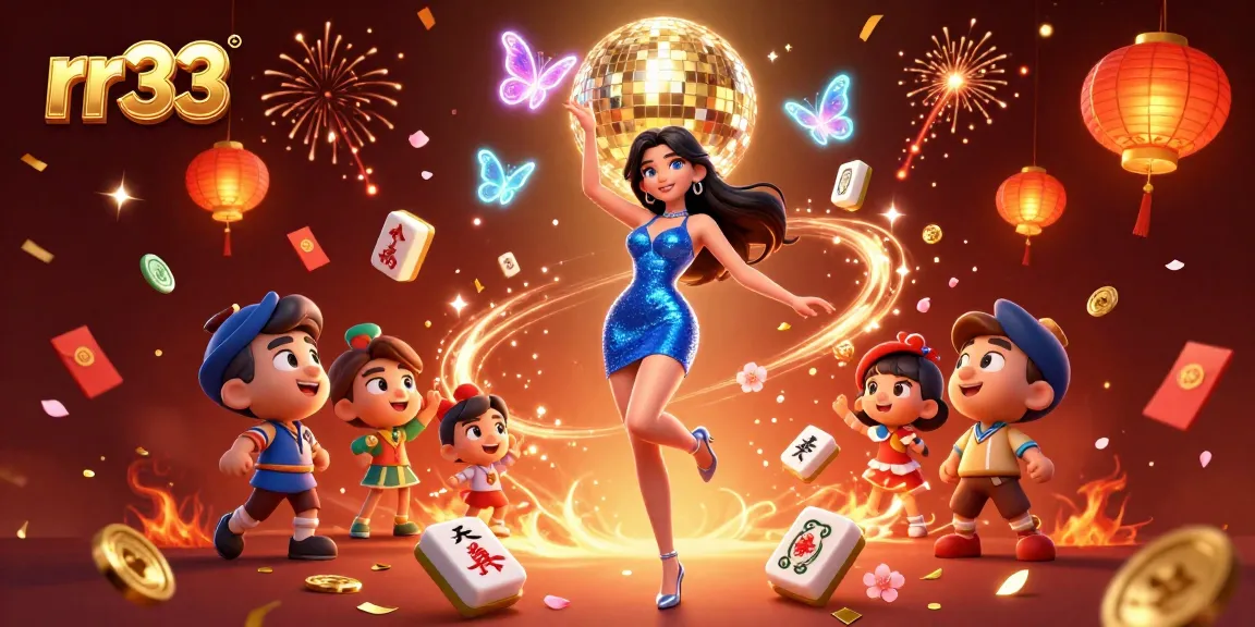 Experience the thrill of rr33 casino games with vibrant visuals and energetic celebration elements.
