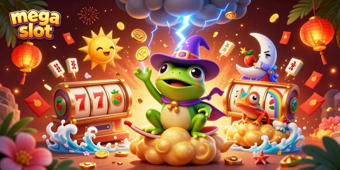 Mega slot menghadirkan penyihir sirup yang menghasilkan koin emas dalam suasana kasino yang memukau.