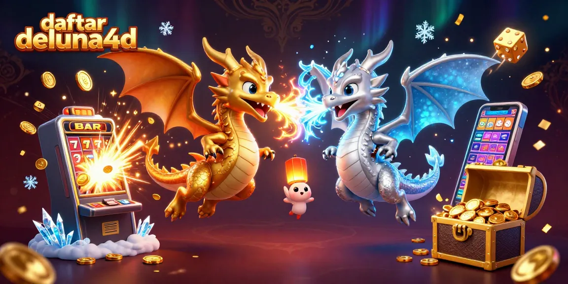 Experience the thrill and winning potential at daftar deluna4d with a dynamic dragon-themed casino scene.