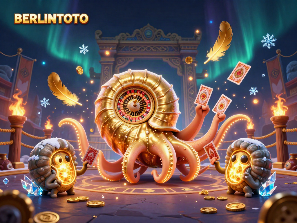 Experience thrilling gameplay at BERLINTOTO with our giant nautilus and golden spiral roulette wheel.