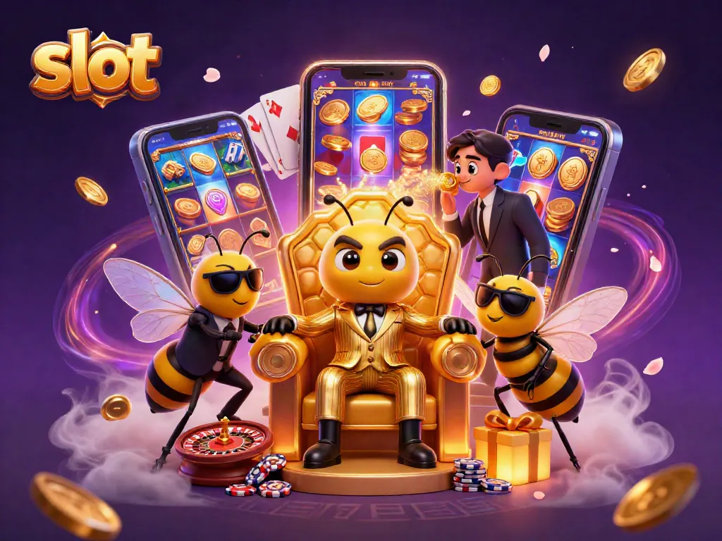 Mainkan slot dengan desain menarik dan elemen kasino yang memikat dalam ilustrasi 3D berkualitas tinggi.