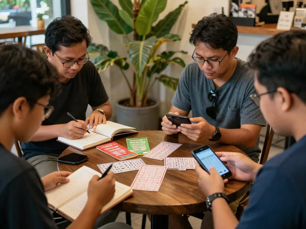 Komunitas BUKUMIMPI138 berkumpul di kafe berbagi tips angka togel Indonesia.