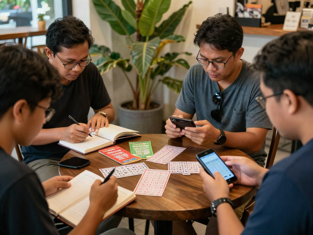 Komunitas BUKUMIMPI138 berkumpul di kafe berbagi tips angka togel Indonesia.