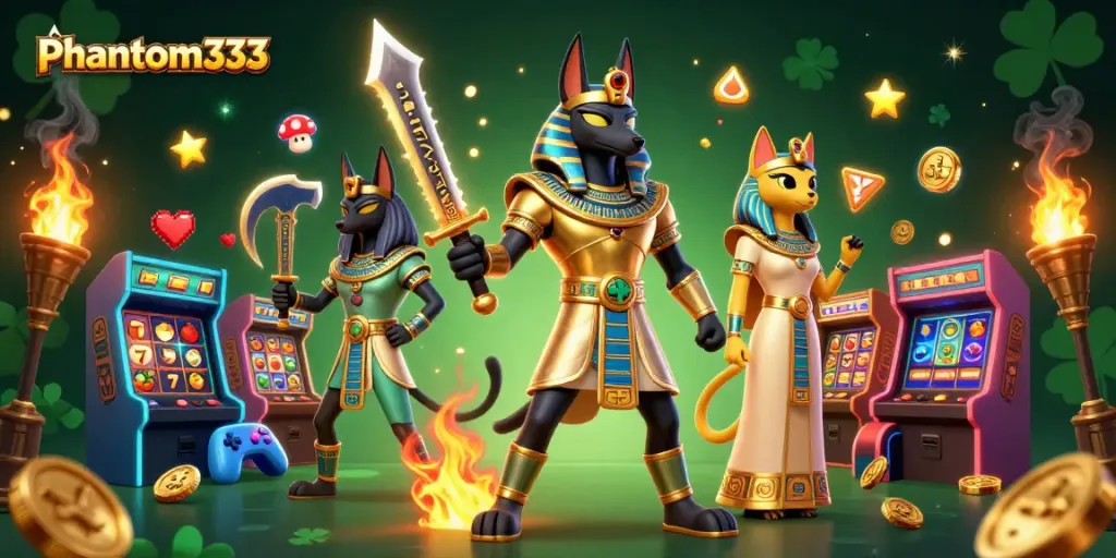 Engage in thrilling luck with phantom333 amidst vibrant slot reels and roaring casino action