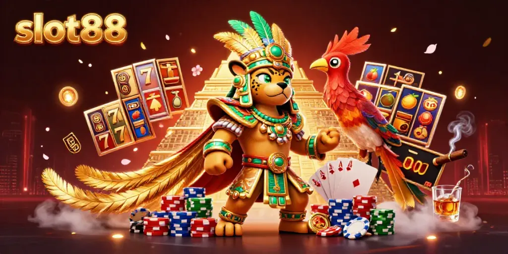Slot88 menghadirkan pengalaman kasino dengan simbol buah, jackpot, dan karakter unik.